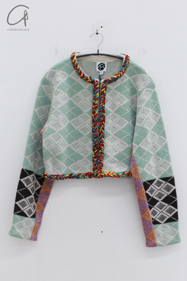 YANYAN KNITS Woven Jacket/Skirt YYK-YYW24-1881-LV Top
